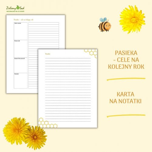 Notes pasieczny – Kalendarz i notatnik pszczelarza.