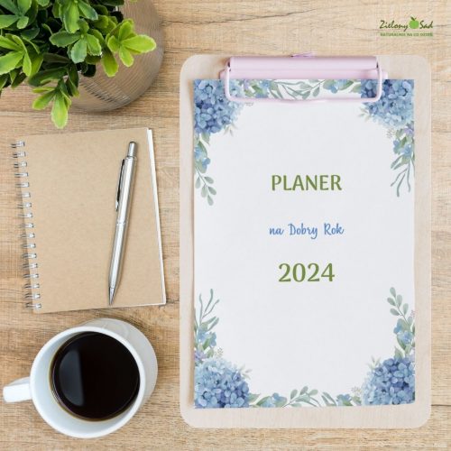 Planer Hortensje 2024 Planer na dobry rok 2024 do druku pdf