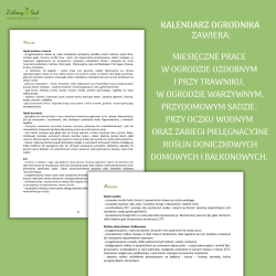 Kalendarz ogrodnika z terminarzami Anna Niezgoda Zielony Sad