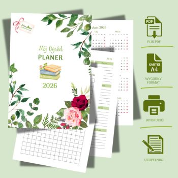 Ogród Planer 2026 notatnik ogrodowy