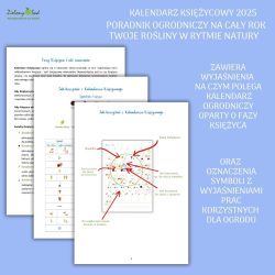 Kalendarz Księżycowy z poradnikiem ogrodniczym 2025 Zielony Sad