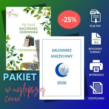 Kalendarz ogrodnika I kalendarz księżycowy 2026