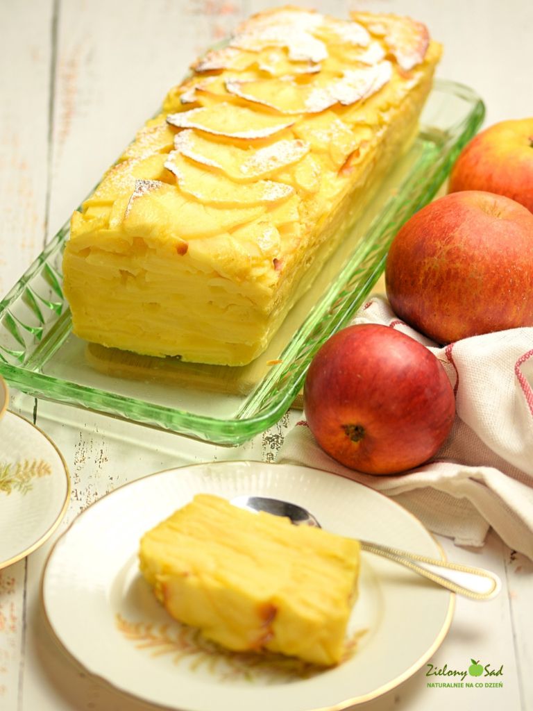 Niewidzialne ciasto z jabłkami gateau invisible
